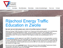 Tablet Screenshot of energytraffic.nl